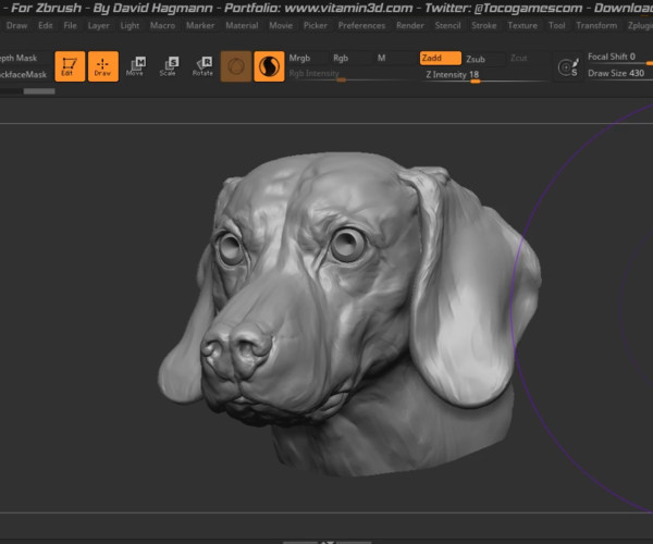 ArtStation Fast Sculpting Brush Pack (For Zbrush) Brushes