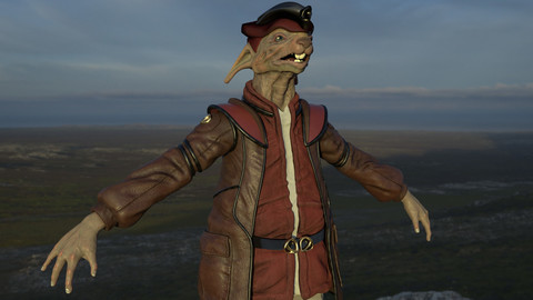 Alien Character + Source Files