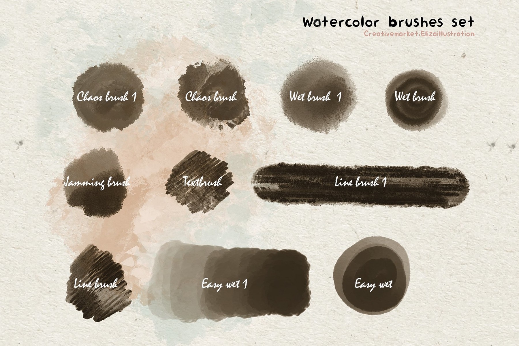 ArtStation - Watercolor brushes set for Procreate | Brushes