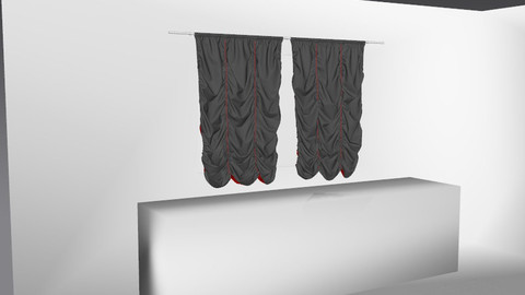 Marvelous Designer and 3DS Max: Curtains01_Smallest
