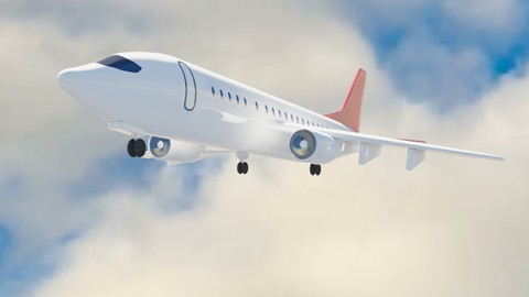 Aircraft Low Poly Realistic Vehicle