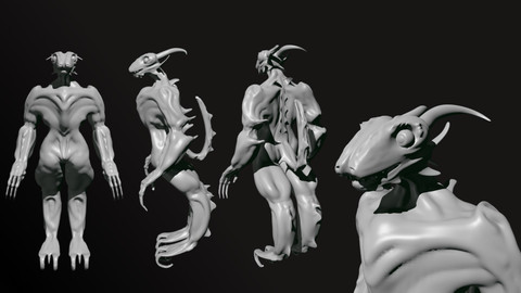 Orakun - Creature 3D Model