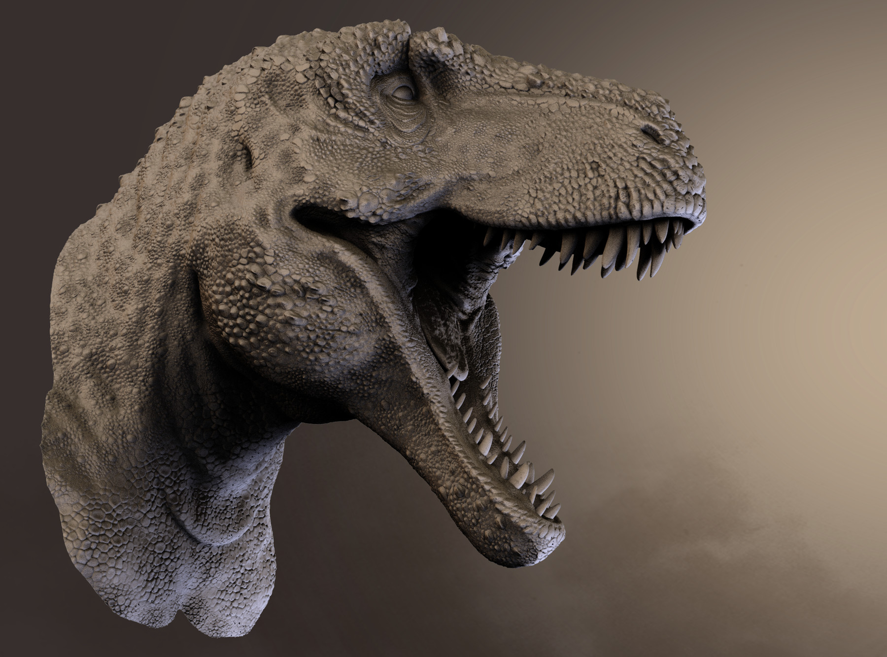 Artstation Tyrannosaurus Rex Bust Stl File Resources 