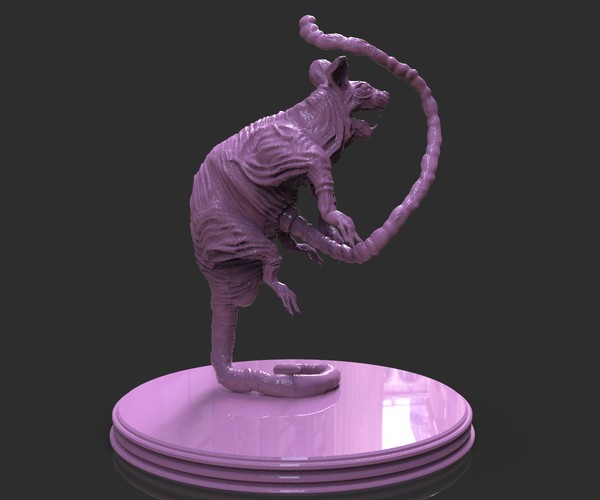 ArtStation - Laboratory Rat Figurine | Resources