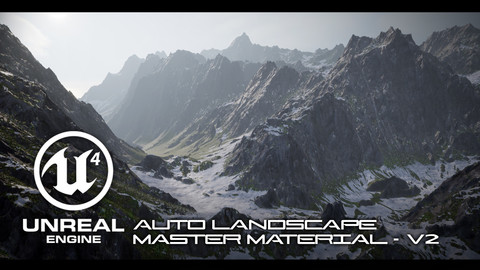 UE4 Auto Landscape Master Material Pack (Non-Commercial)