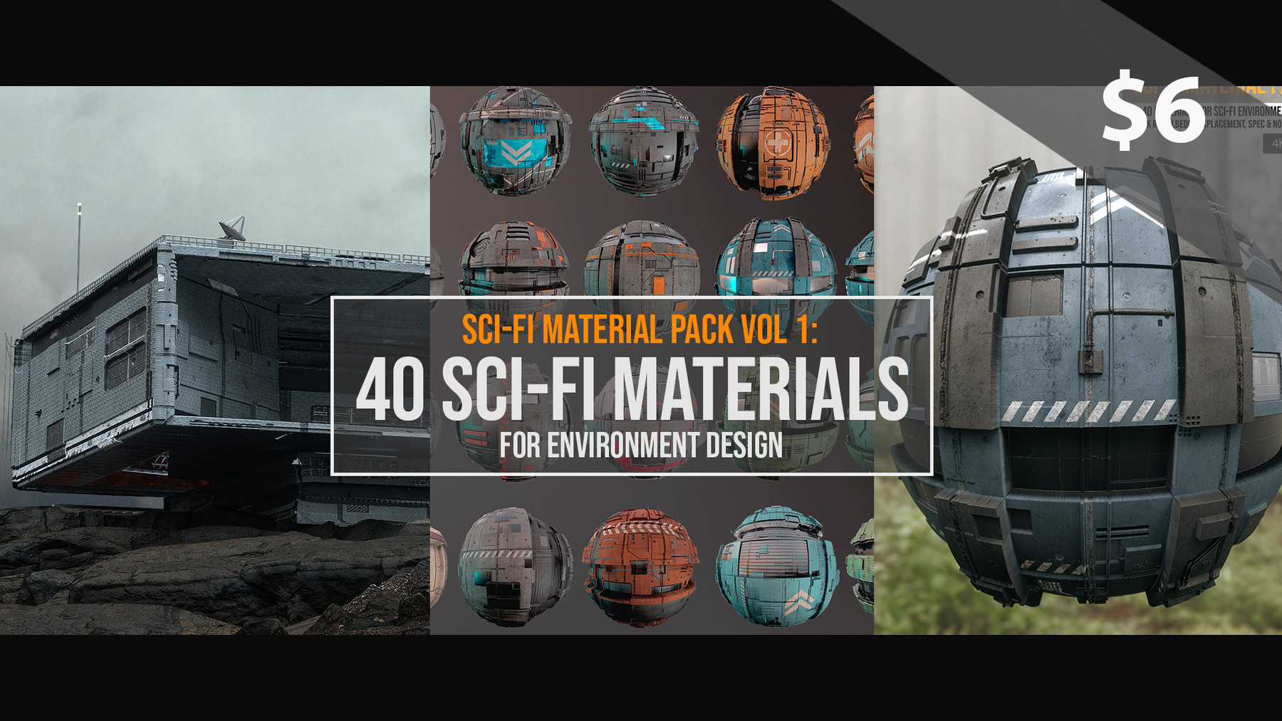 Jonathan Ching Concept Artist Sci Fi Material Pack Vol 1