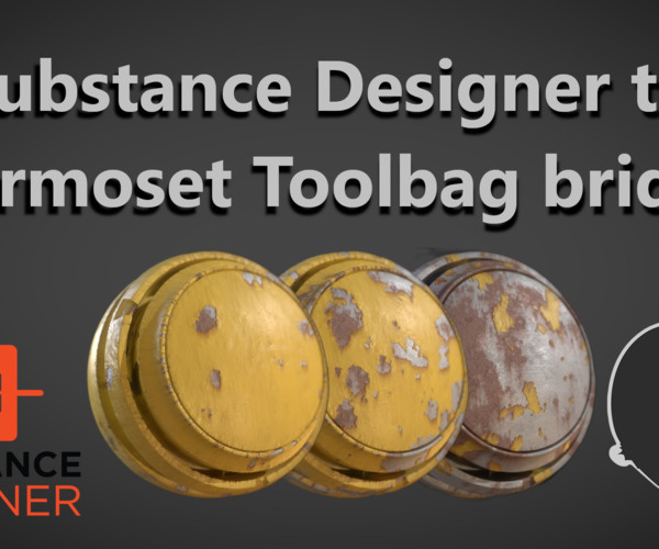 Экспорт текстур из substance painter в marmoset