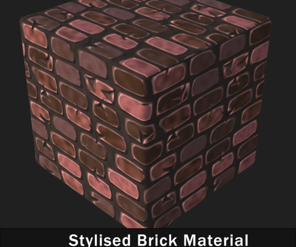 ArtStation - Stylised Brick Material [Easily Editable] | Resources