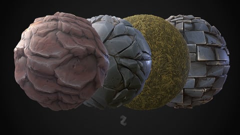 Stylized Procedural Material Pack