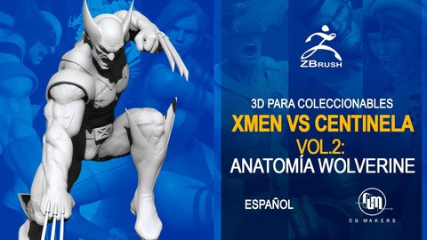 Los X-Men Vs Centinela Vol 2: Anatomía Wolverine - 3D Diorama 3D para impresión