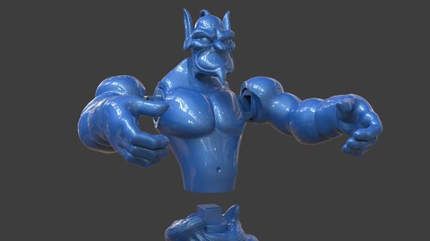 Aladdin's Genie Evil Mode (Separate Parts)