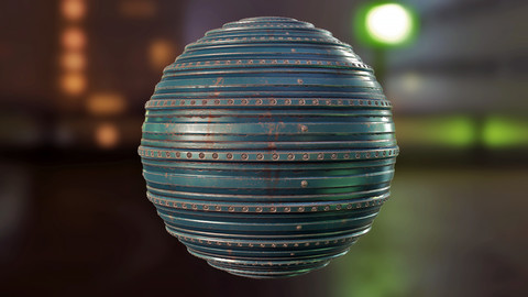 Corrugated Plate PBR Material