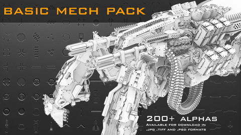 Basic Mech Pack with 200+ Alphas