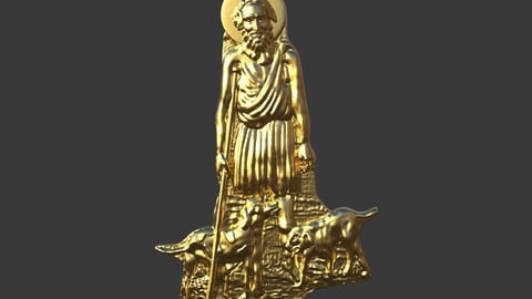 San Lazarus Carved Sculpt