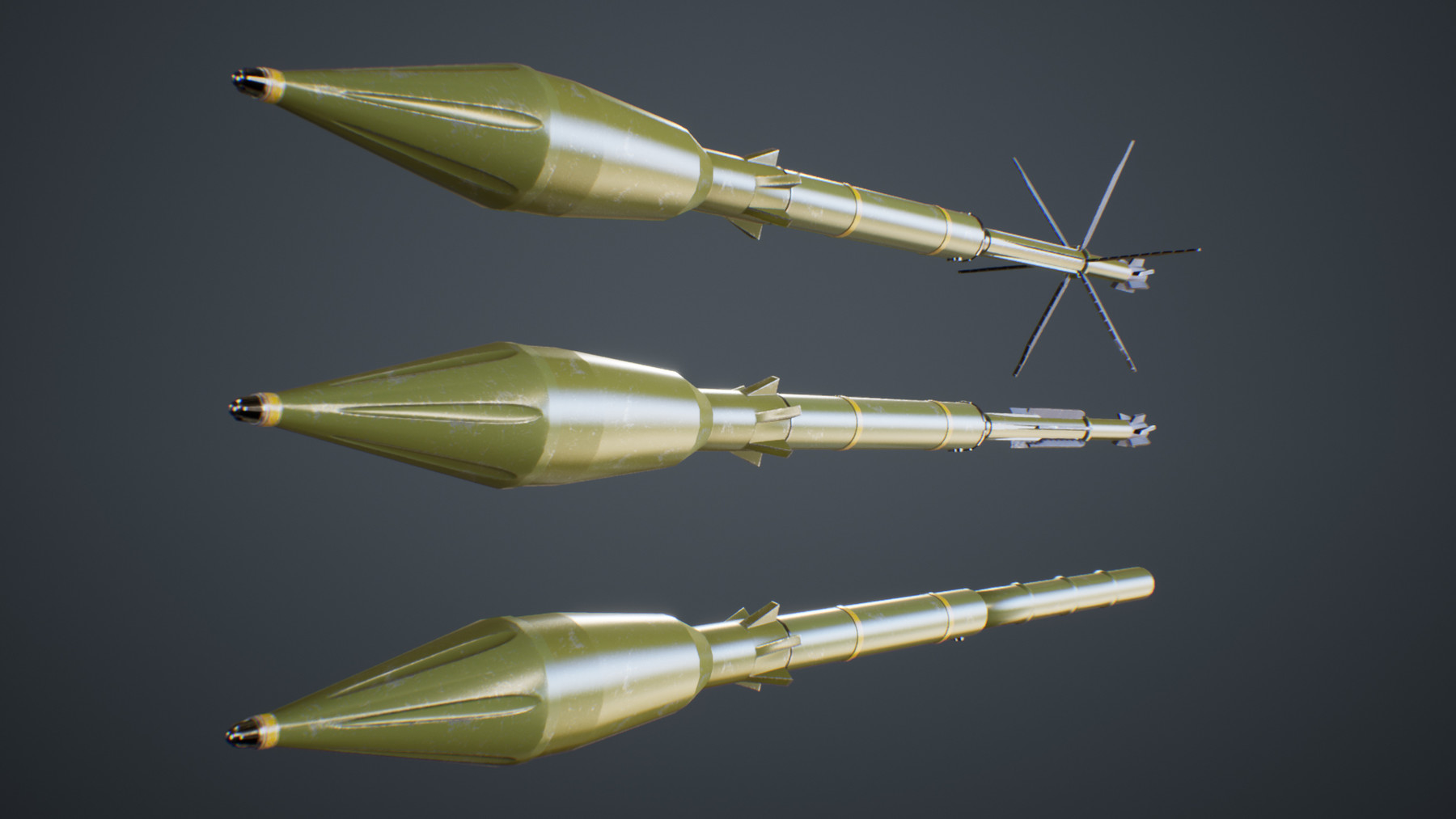 ArtStation - RPG-7 Rocket Launcher | Game Assets