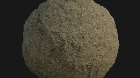 PBR Scanned Dry Soil