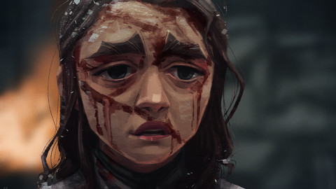 Arya_GoT_Fan art_Printable files JPG and PNG
