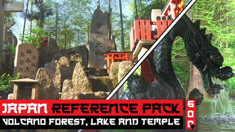 Japan Volcano Forest, Yamanakako Lake, and Forest Temples