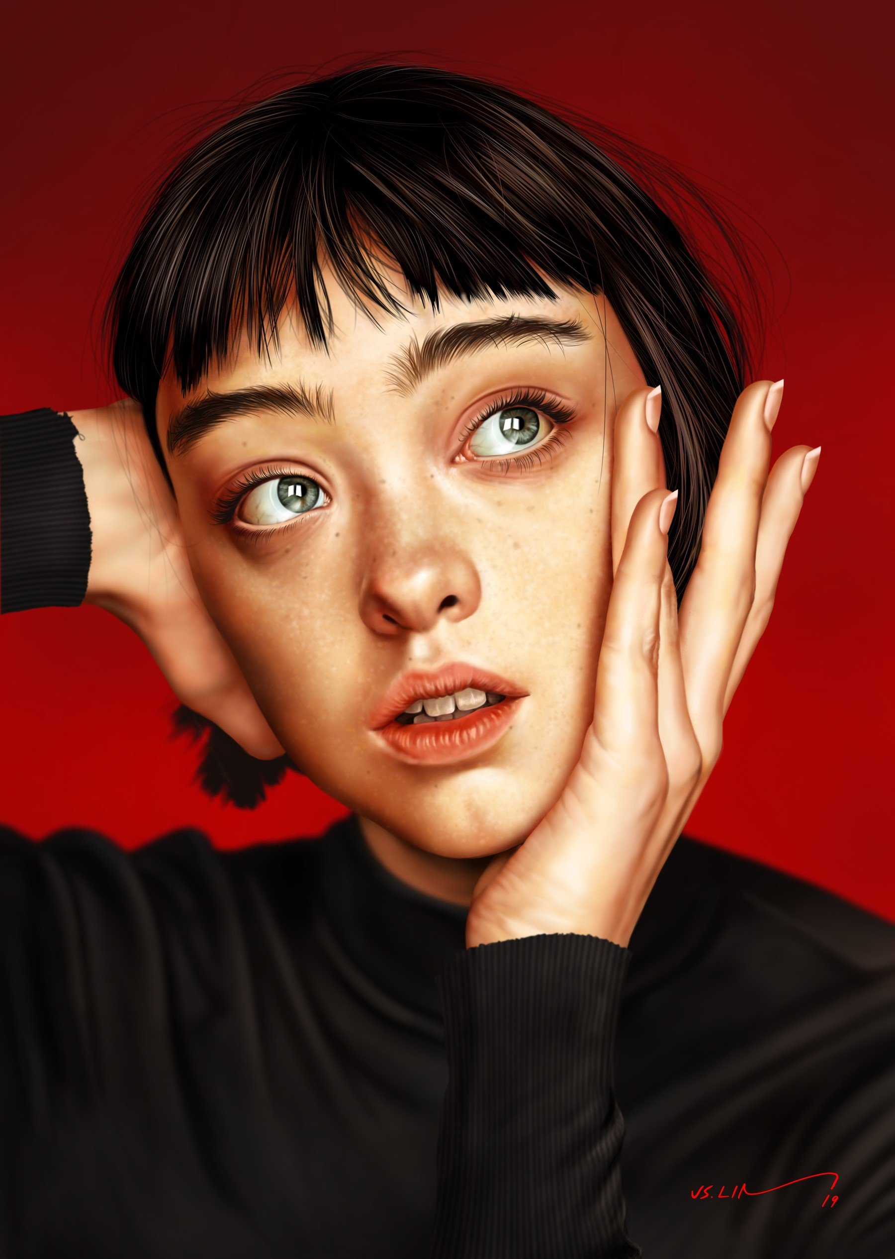 ArtStation - Portrait of Alice Vink | Artworks