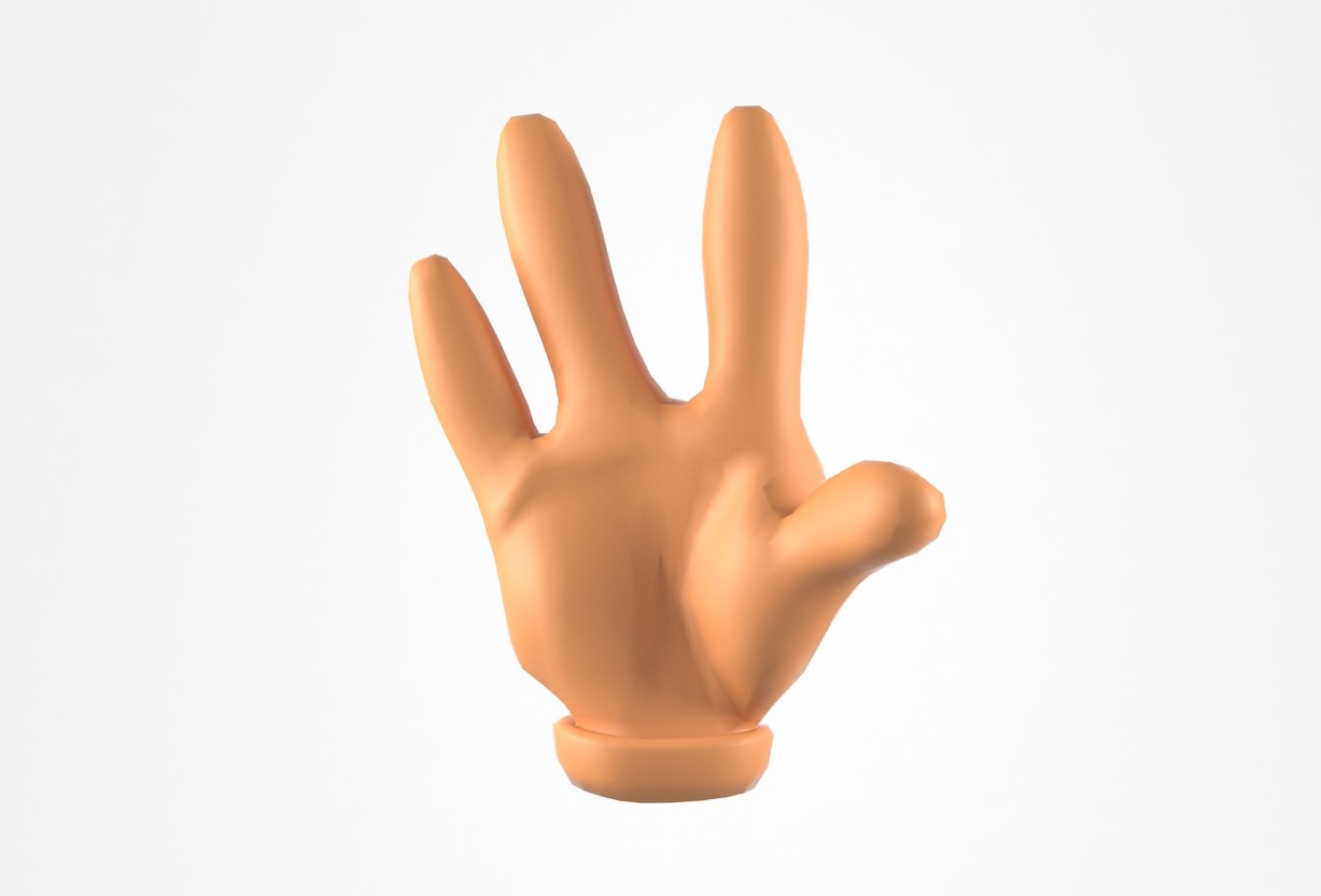ArtStation - Cartoon Hand with Four Fingers | Game Assets