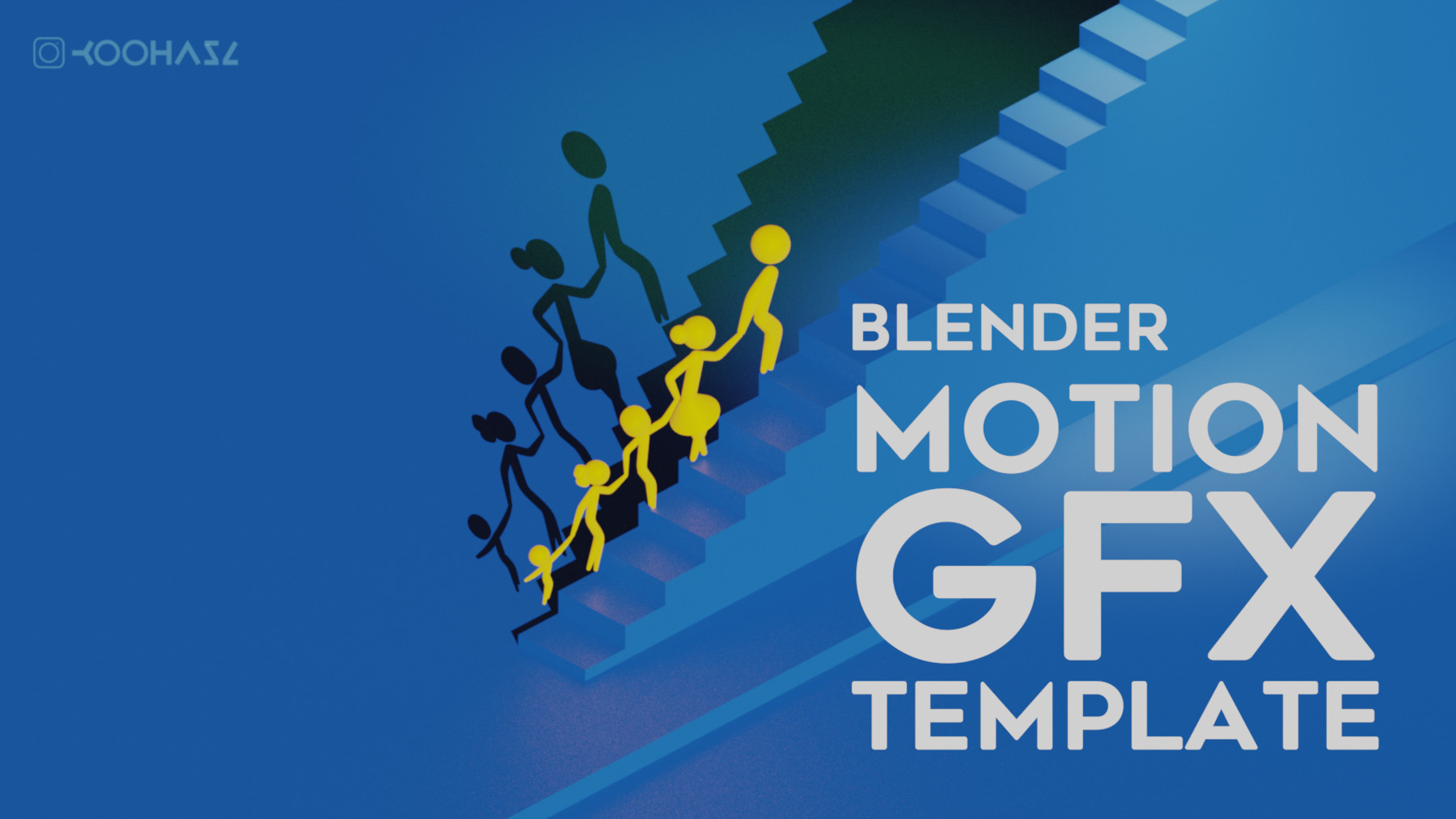 Design animation Portfolio of Yoohasz - Motion Graphics Template (BLENDER  )