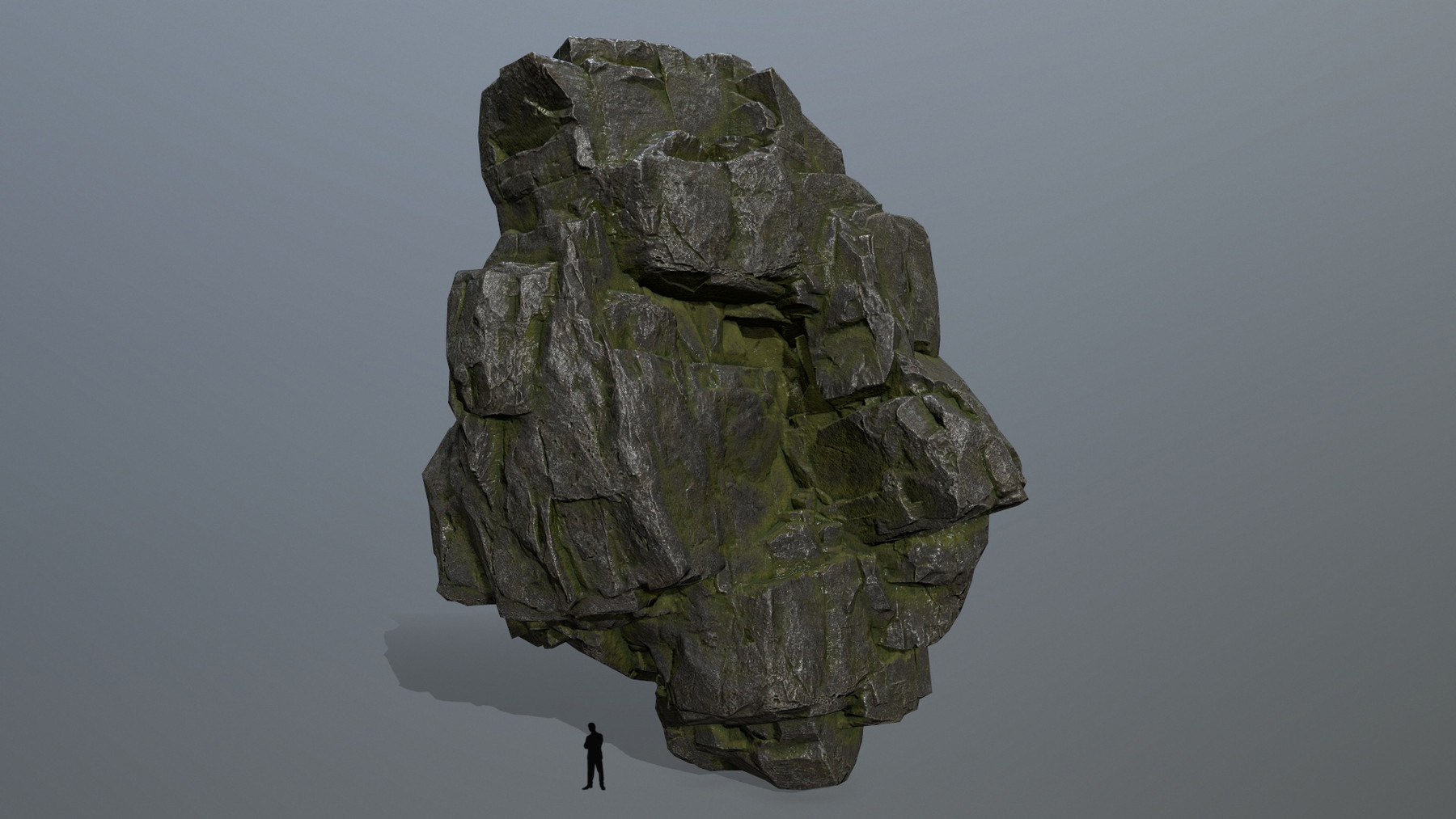 Stone Cliffs. Rocks Cave 3d model. 3d Rock.