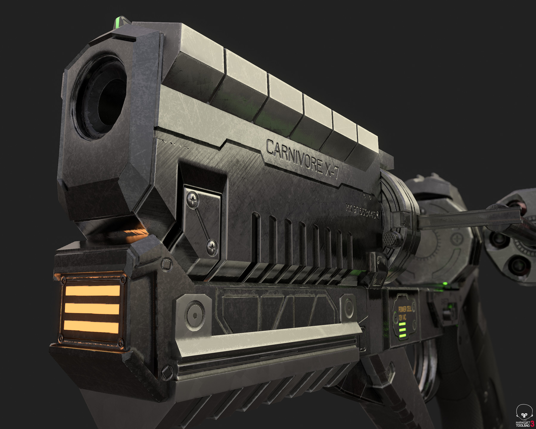 Artstation - Revolver-pistol Hybrid 