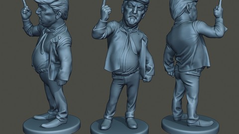 Donald Trump Finger Up