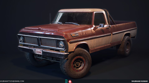 Offroad Vehicle Game Asset