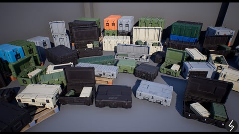 Military Cases Pack (UE4, Unity)