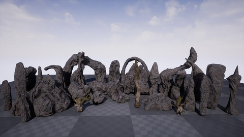 Rock Formations Pack for Unreal Engine 4.18+