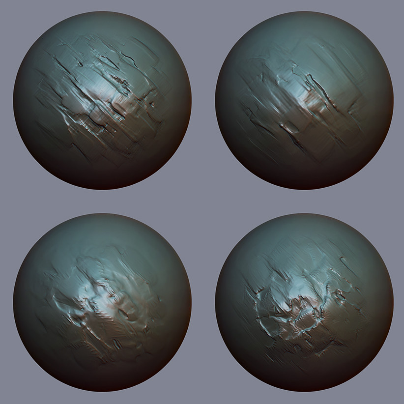 clay material brushes zbrush