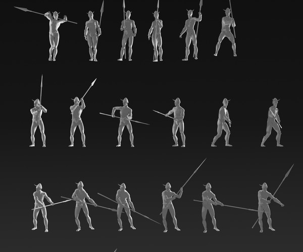 ArtStation - 3D Fighting Poses 