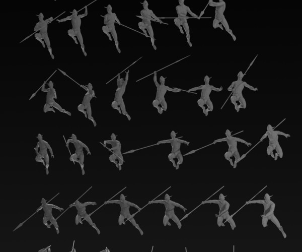 ArtStation - 3D Fighting Poses 