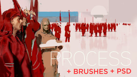 Red Flag Process + PSD + Brushes