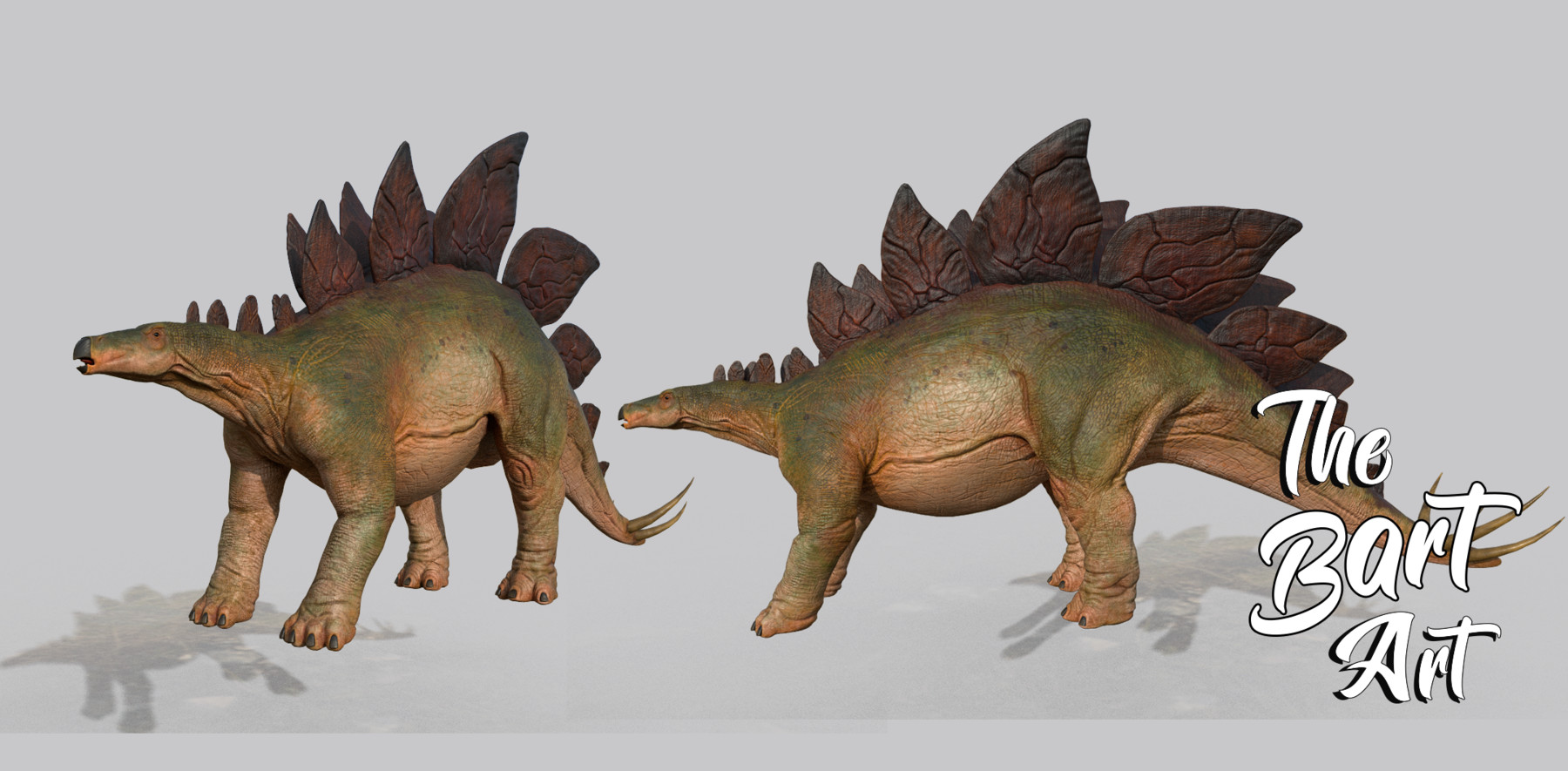 animated stegosaurus