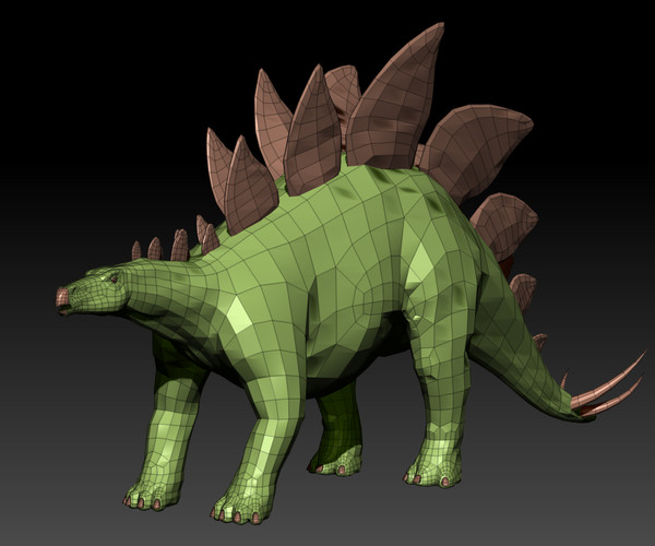 animated stegosaurus