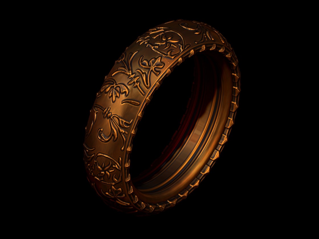 ArtStation - Printable 3D Ring | Resources