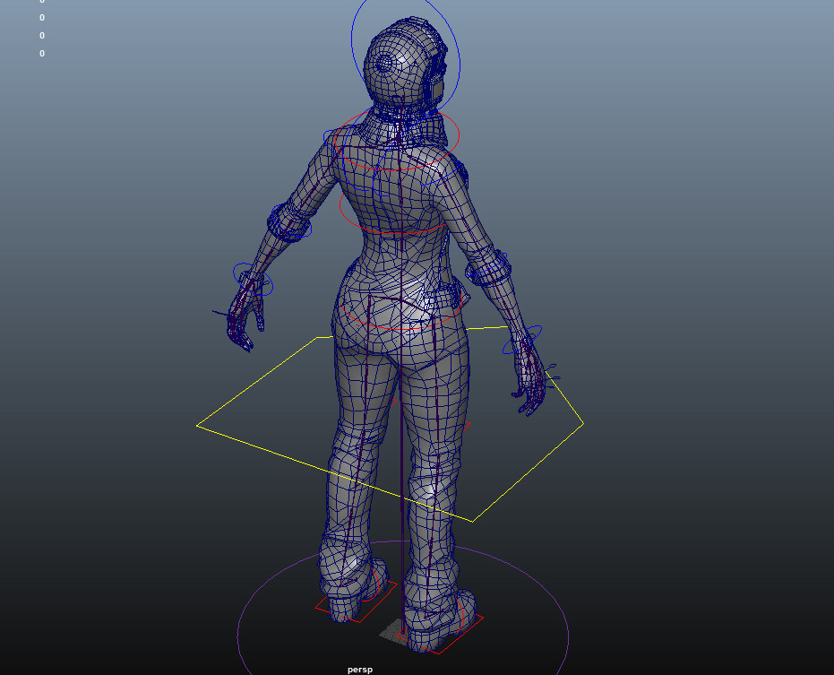 ArtStation - Female Game character with Rig | Game Assets