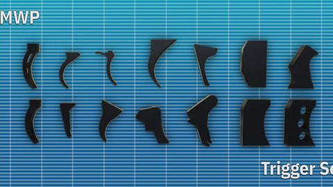 TMWP Trigger Set PBR Low-Poly