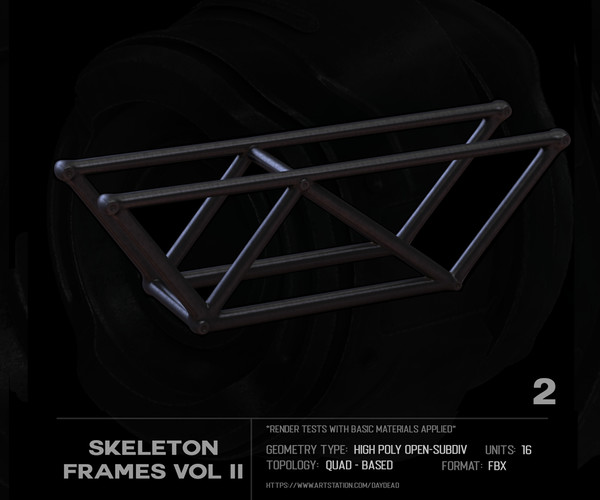 ArtStation - +16 Skeleton frames Vol II SUBD | Resources