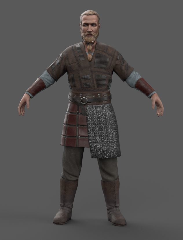 Artstation - 3 Vikings - Lowpoly Stylized Characters 