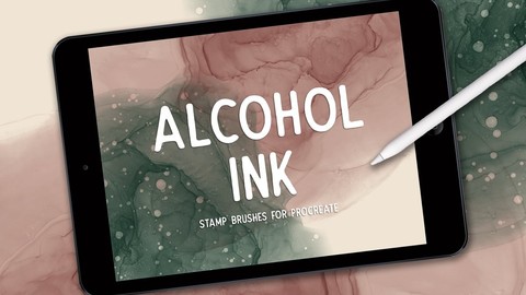 Alcohol Ink Stamps Procreate Brushes