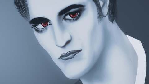 Edward (Twilight) || Edward (Robert Pattinson) portrait || Digital Drawing No. 46 ||