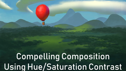 Compelling Composition Using Hue/Saturation Contrast