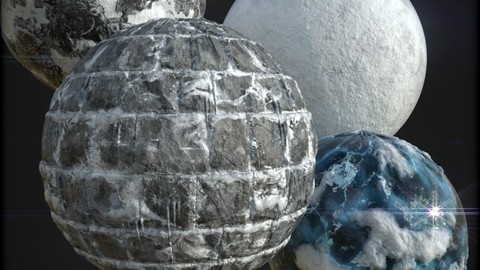 Ice and Snow Substance Pack .sbs .sbsar