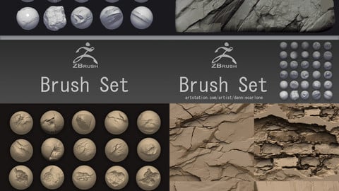 Custom Zbrush Brush Combo Pack