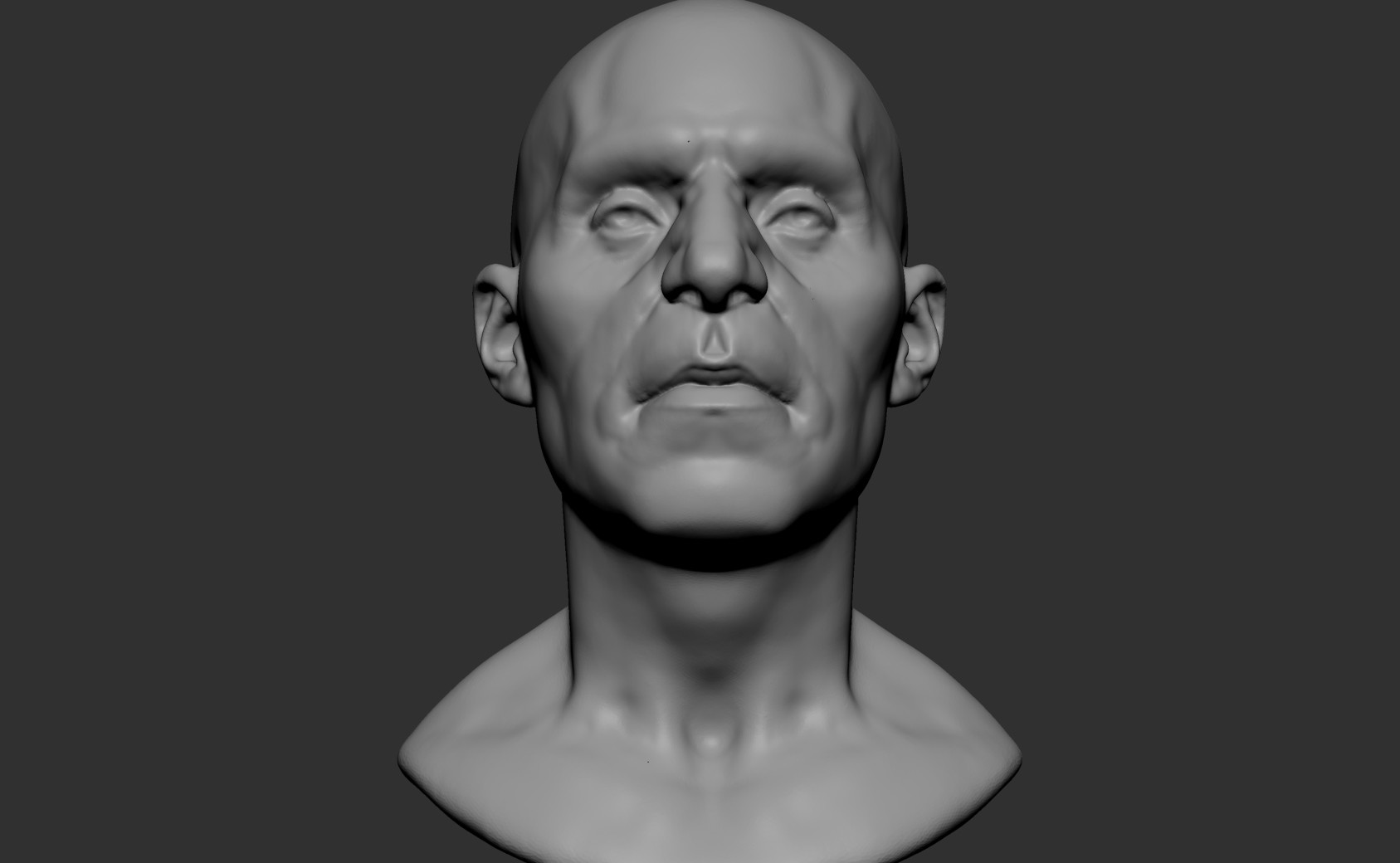 ArtStation Base Male Head Game Assets