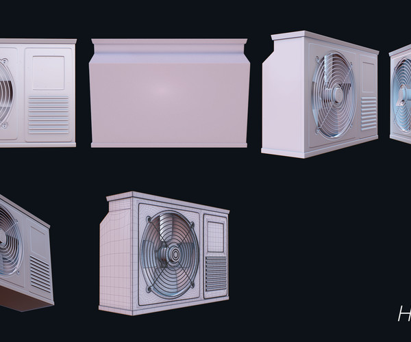 ArtStation - Air conditioner | Game Assets