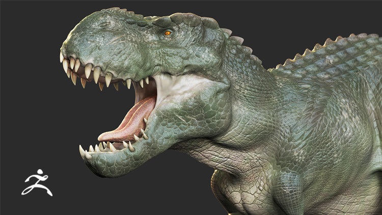 Nexttut Education - Realistic Dinosaur Sculpting & Texturing in Zbrush for  Film